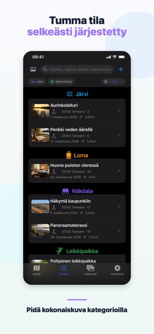 Placebook - Omat paikat 5