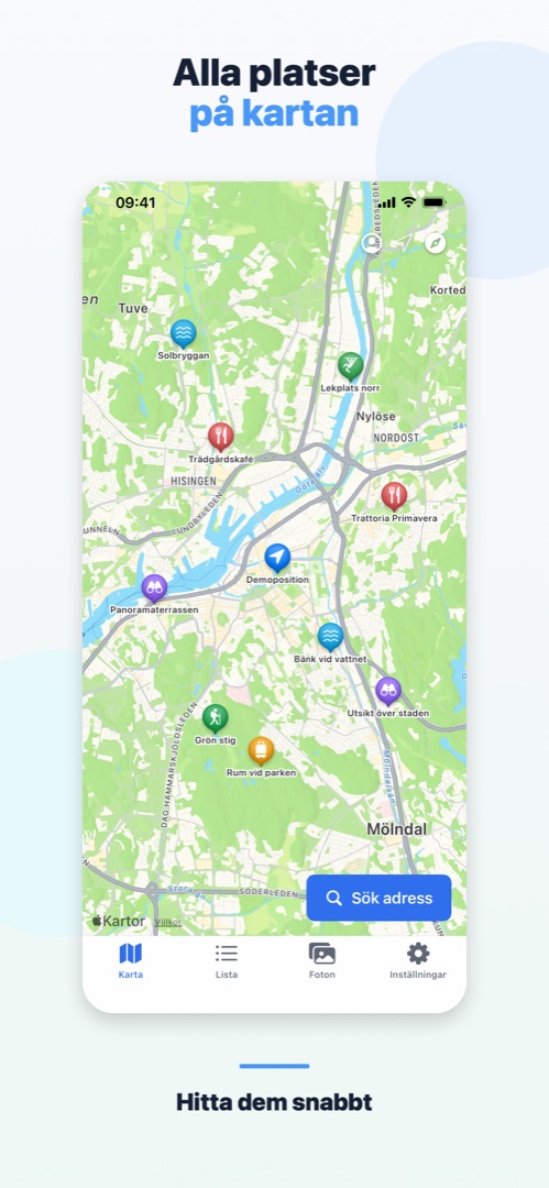 Placebook - Mina platser 1