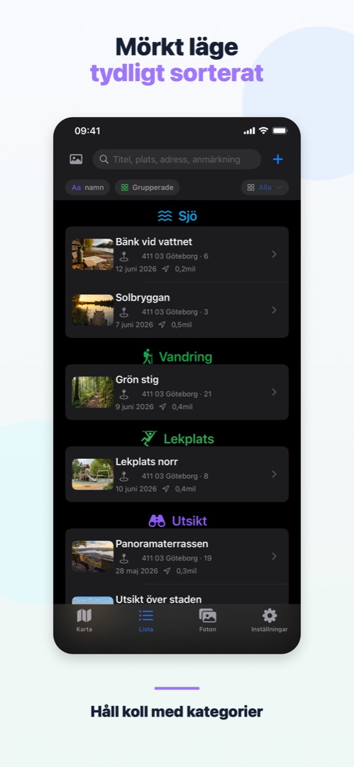 Placebook - Mina platser 5