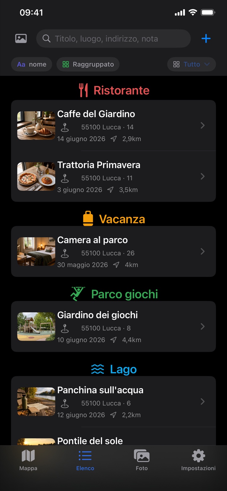 Placebook - I miei luoghi Screenshot